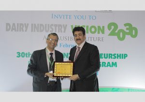 Sandeep Marwah Honored at Dairy Industry Expo