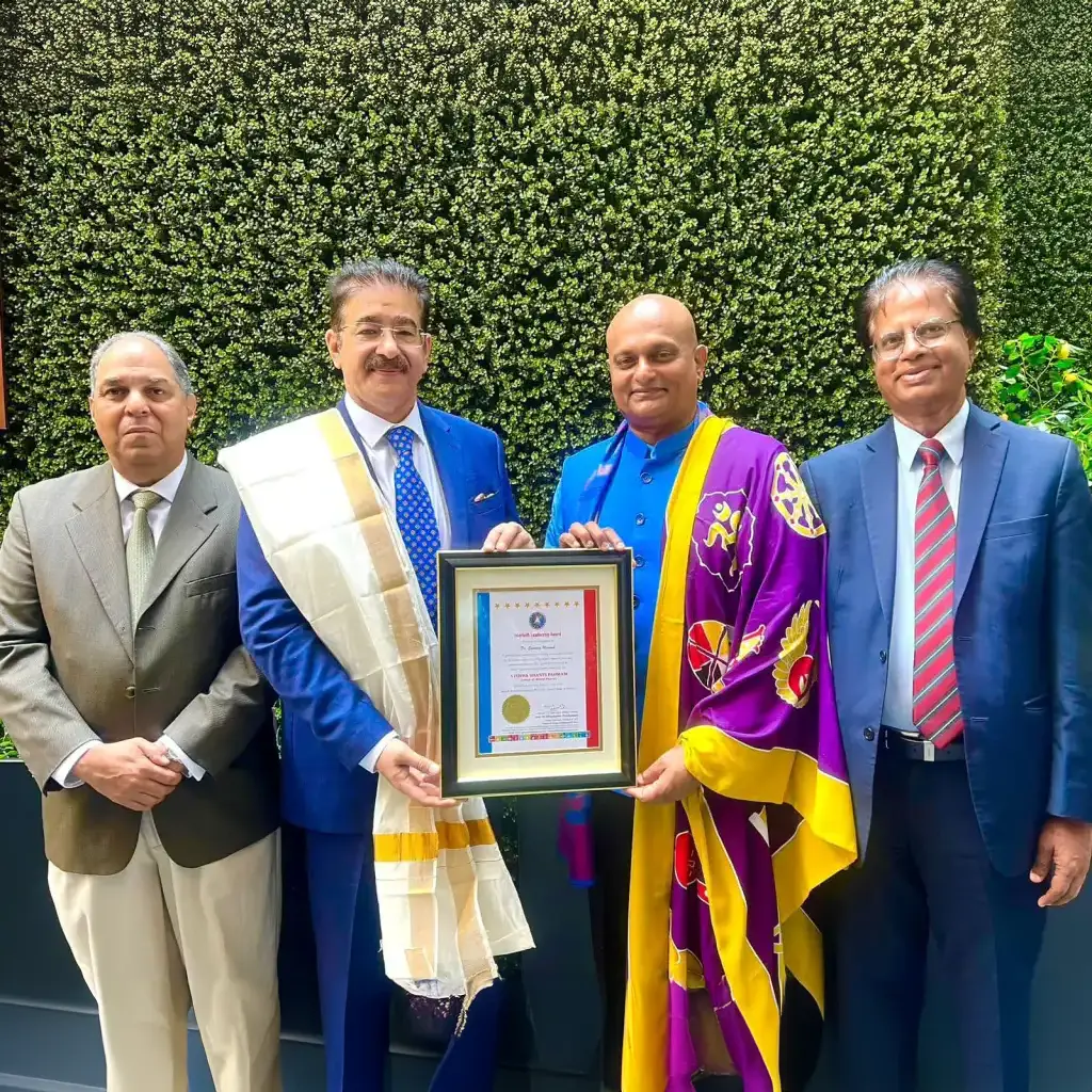 Sandeep Marwah Honored with Title “Lotus of World Peace” in the United States