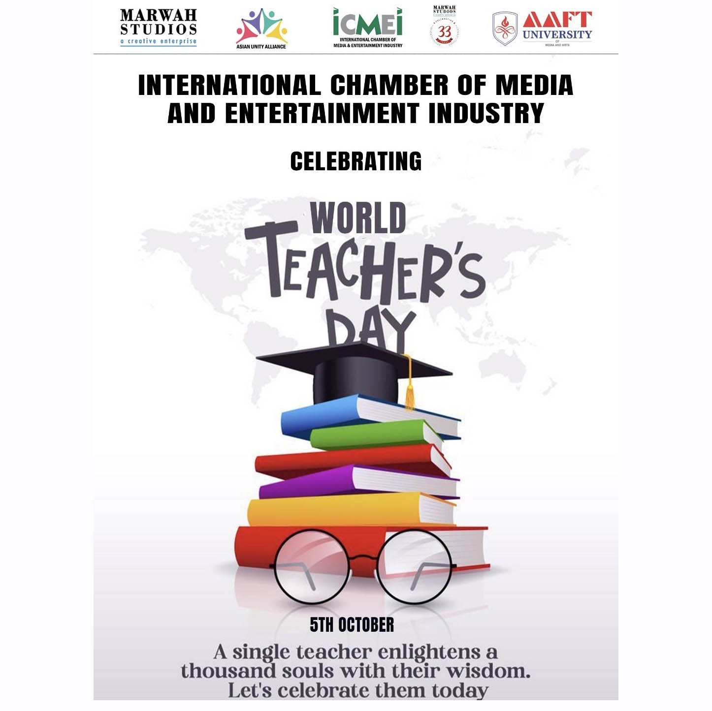 World Teachers’ Day Celebrated with Enthusiasm at AAFT