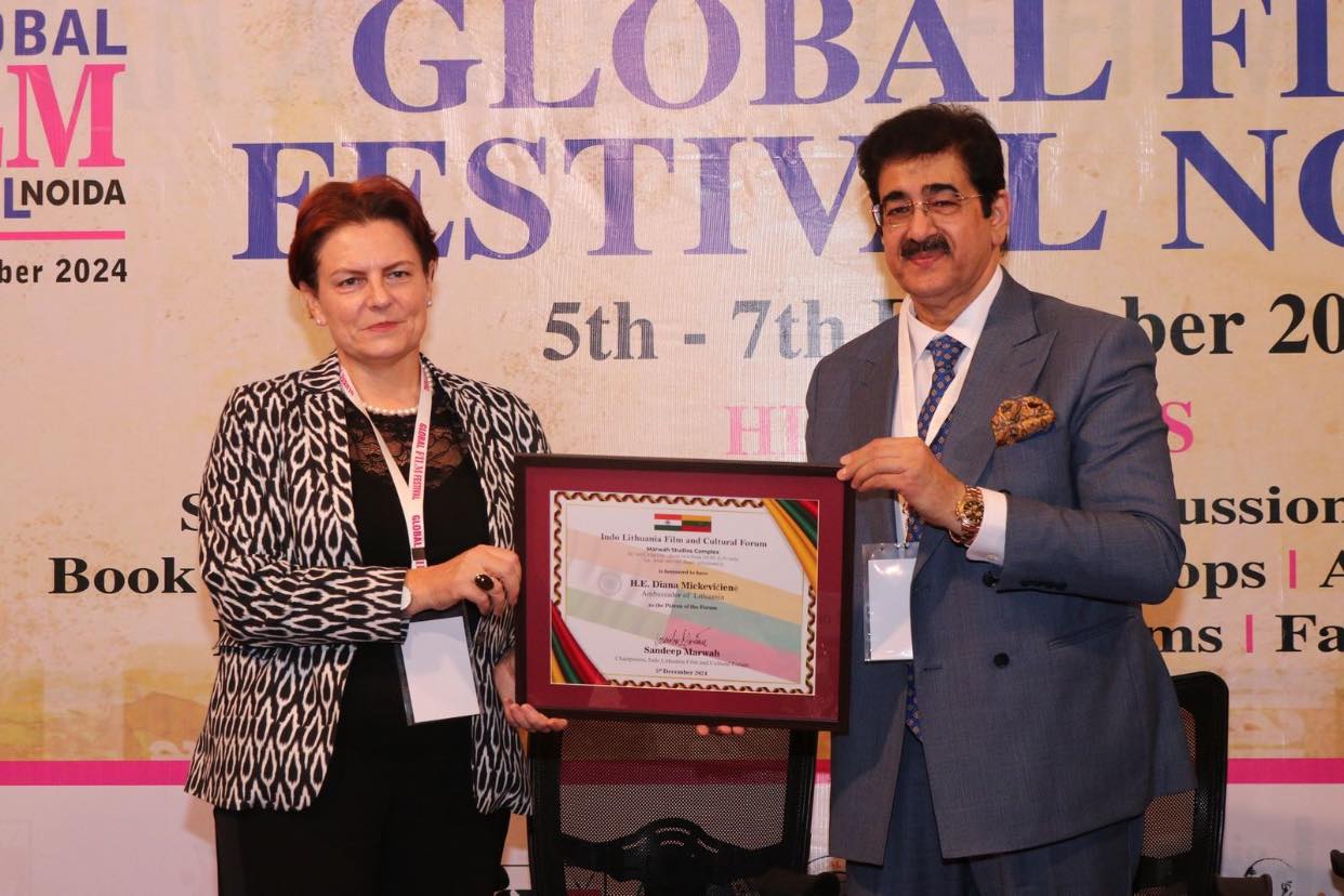 H.E. Diana Mickeviciene Appointed as Patron of Indo-Lithuania Film and Cultural Forum at 17th Global Film Festival