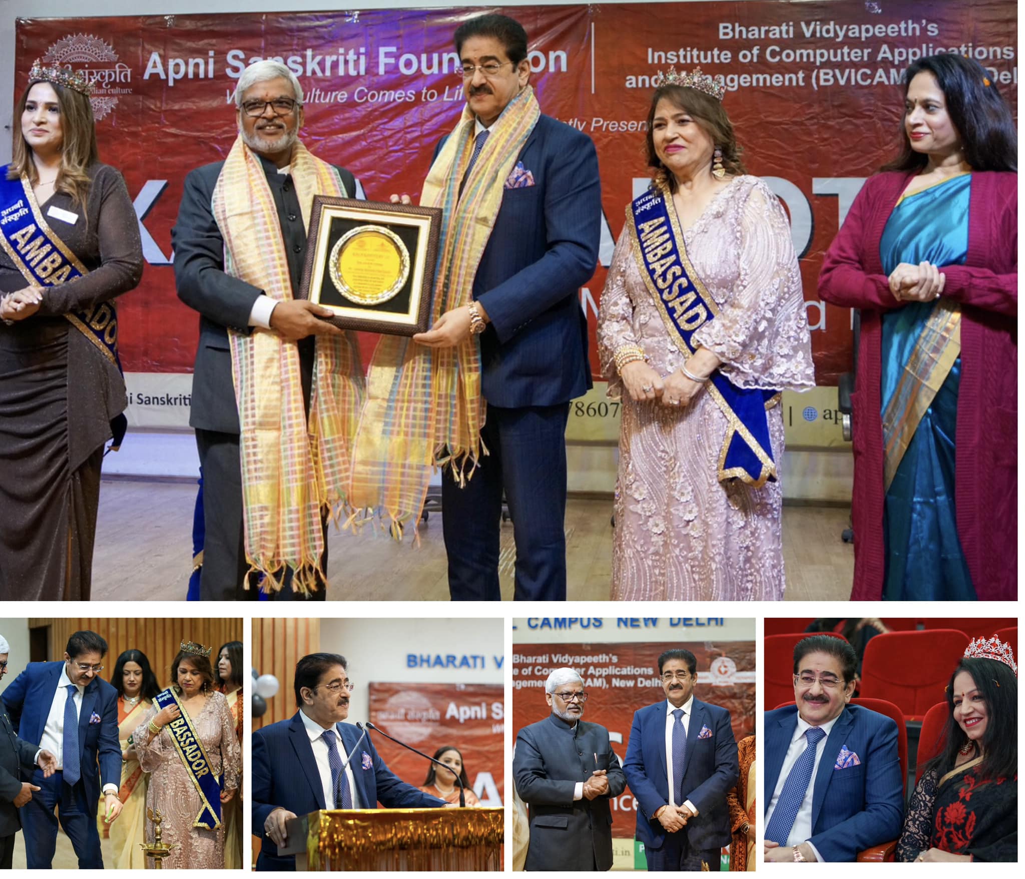 Sandeep Marwah Inaugurates Apni Sanskriti Art and Culture Awards