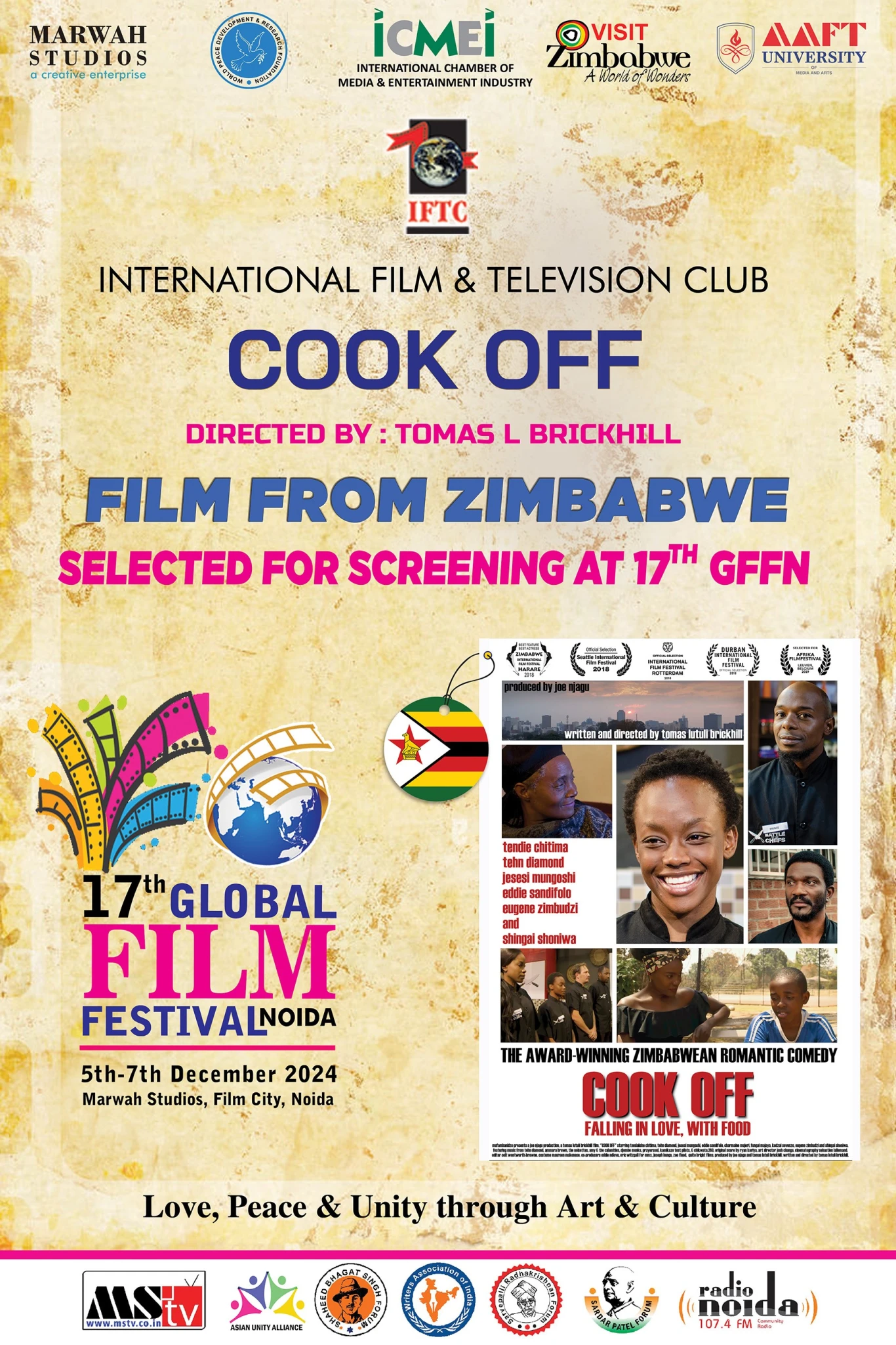 Global Film Festival Showcases Zimbabwean Film “Cook Off”