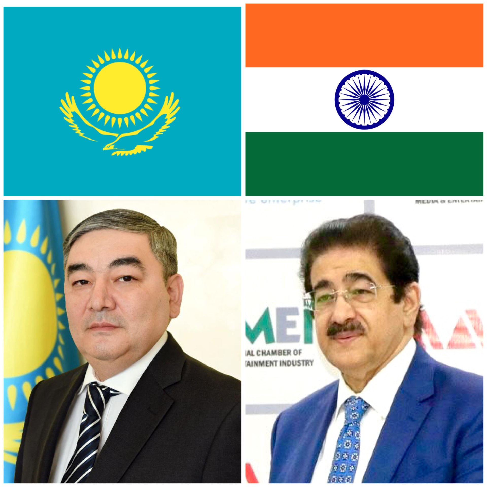 Dr. Sandeep Marwah Extends Warm Wishes on Kazakhstan’s Independence Day