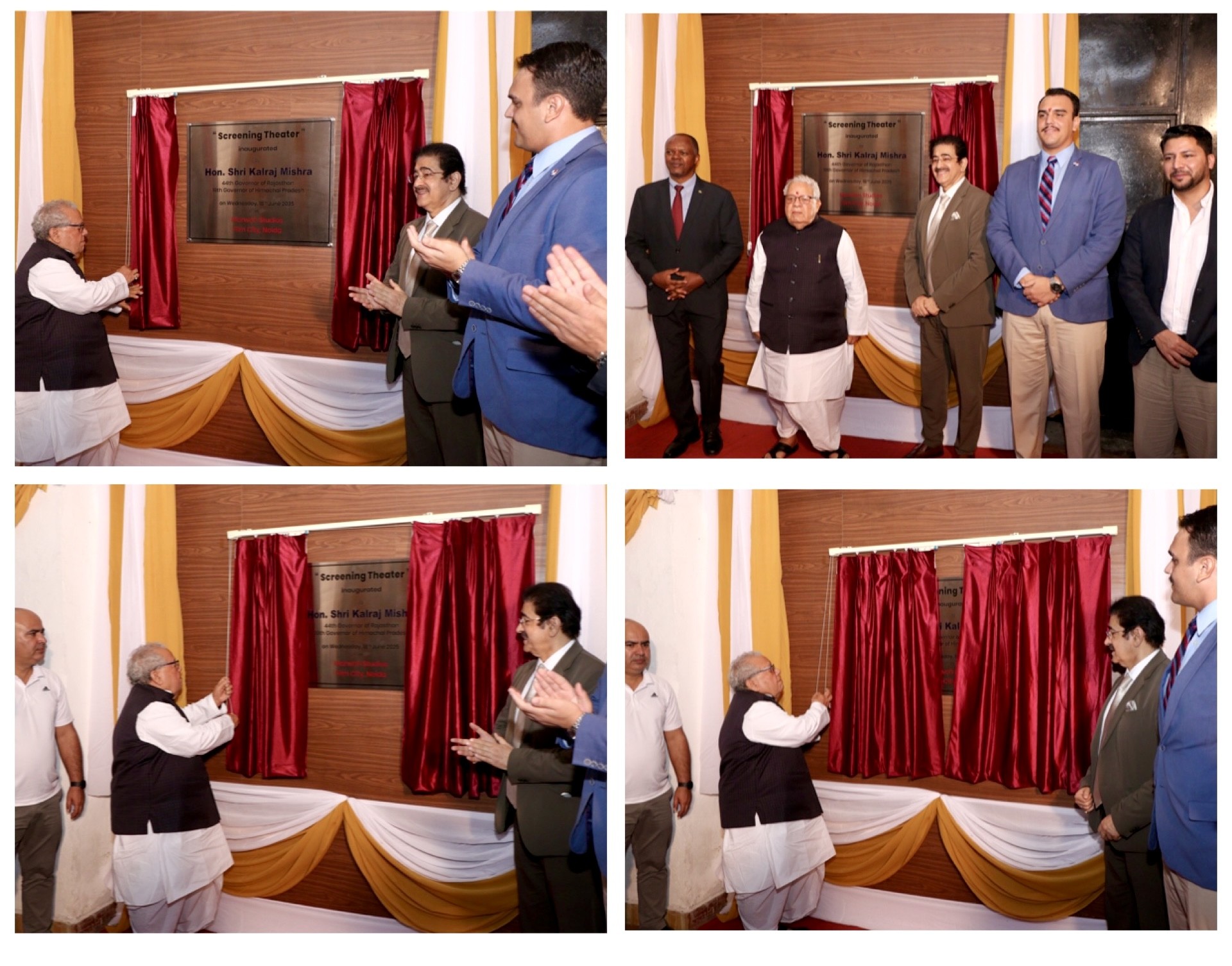 State-of-the-Art Screening Theatre Inaugurated at Marwah Studios by Shri Kalraj Mishra