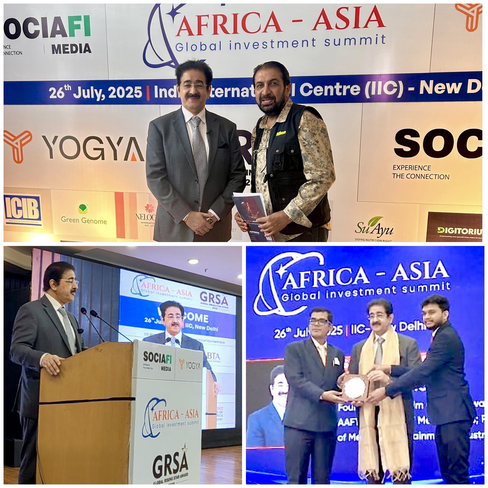 Dr. Sandeep Marwah Inaugurates Africa-Asia Global Investment Summit at India International Centre