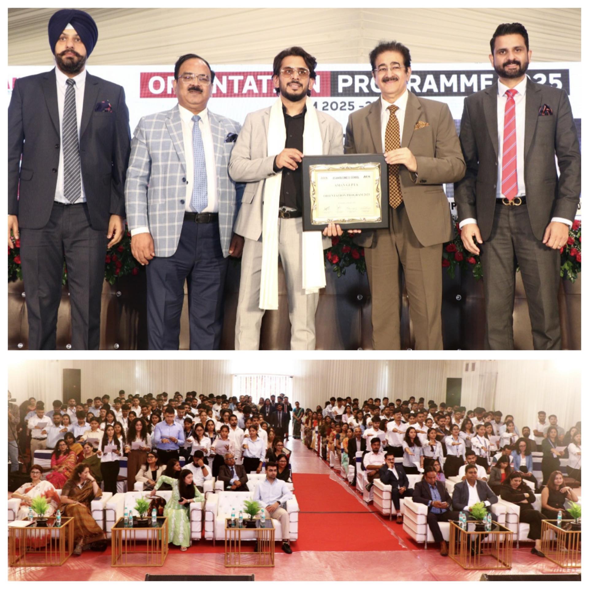 Asian Business School Inaugurates PGDM Batch of 2025 with Chief Guest Aman Gupta of boAt