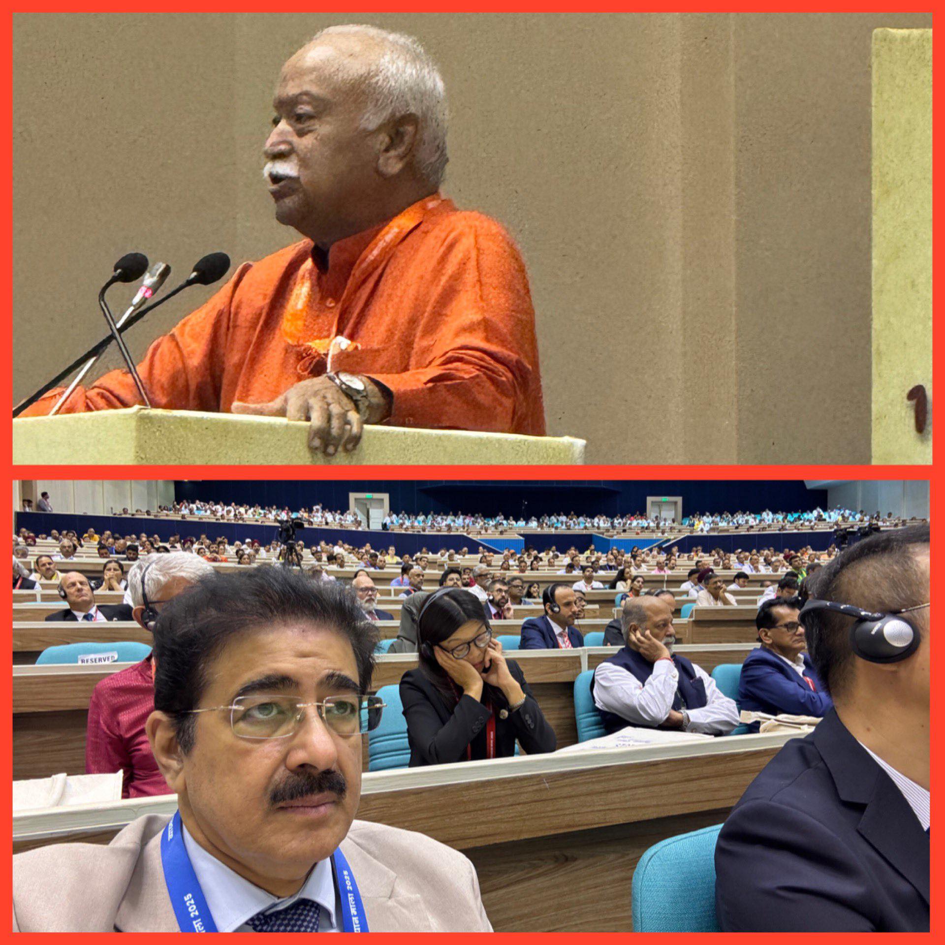 Shri Mohan Bhagwat Ji Emphasizes the Power of Art and Culture in Uniting Society at Vigyan Bhawan