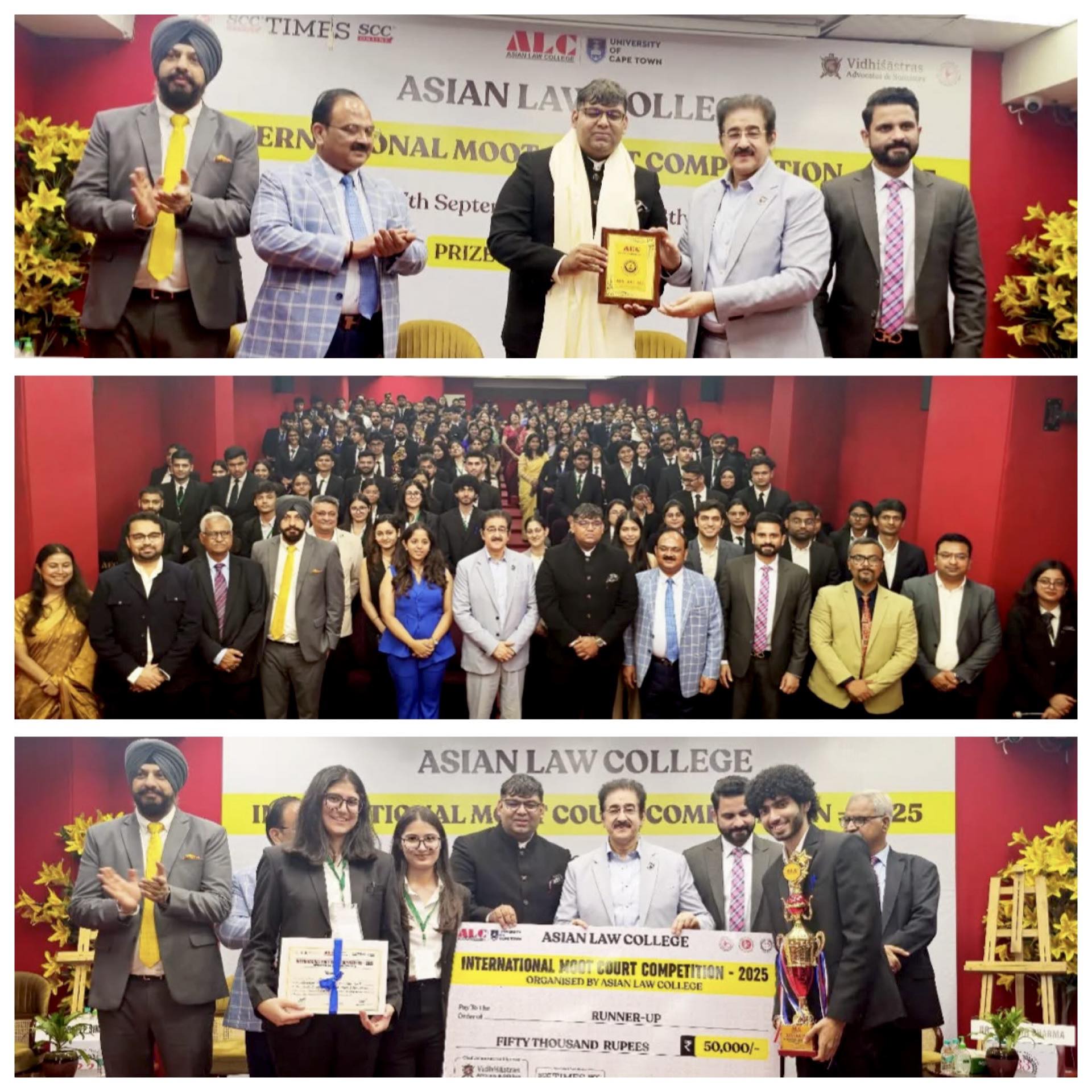 Valedictory Function of International Moot Court Competition 2025 Held at Asian Law College