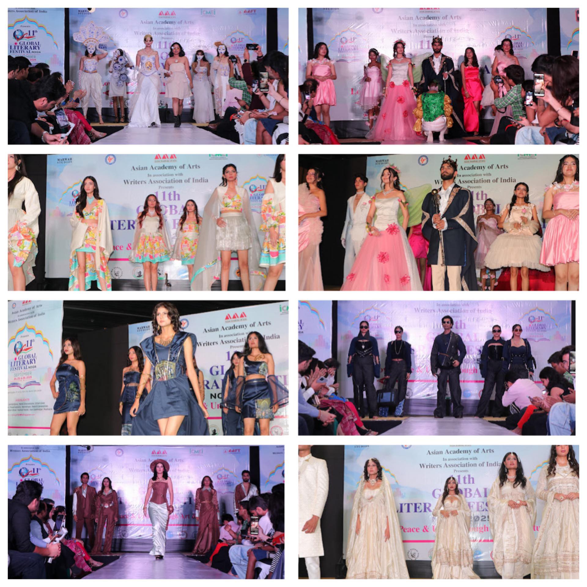 Grand Fashion Show Marks the Closing of 11th Global Literary Festival Noida 2025