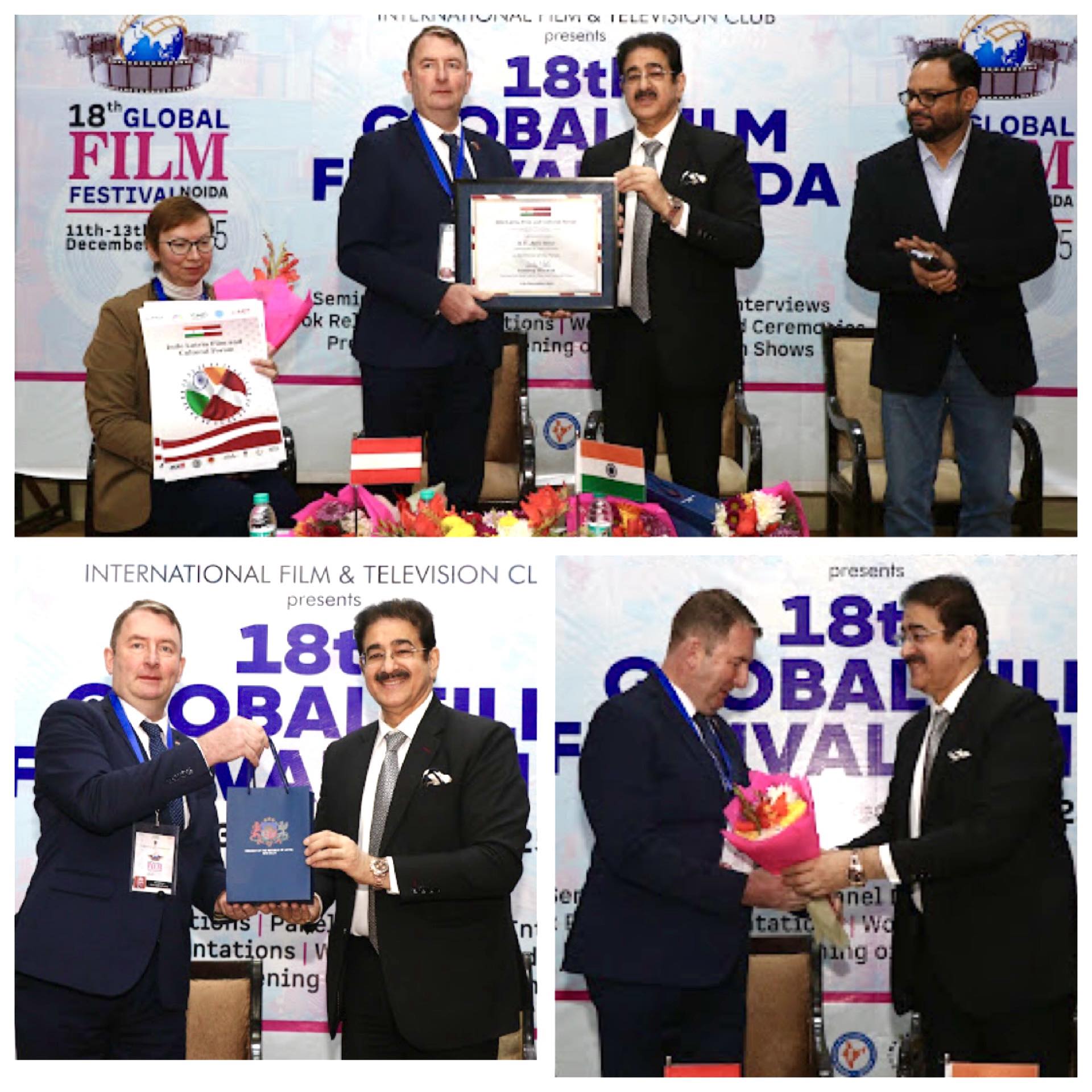 Dr. Sandeep Marwah Nominated Chair of Indo–Latvia Film and Cultural Forum at GFFN 2025