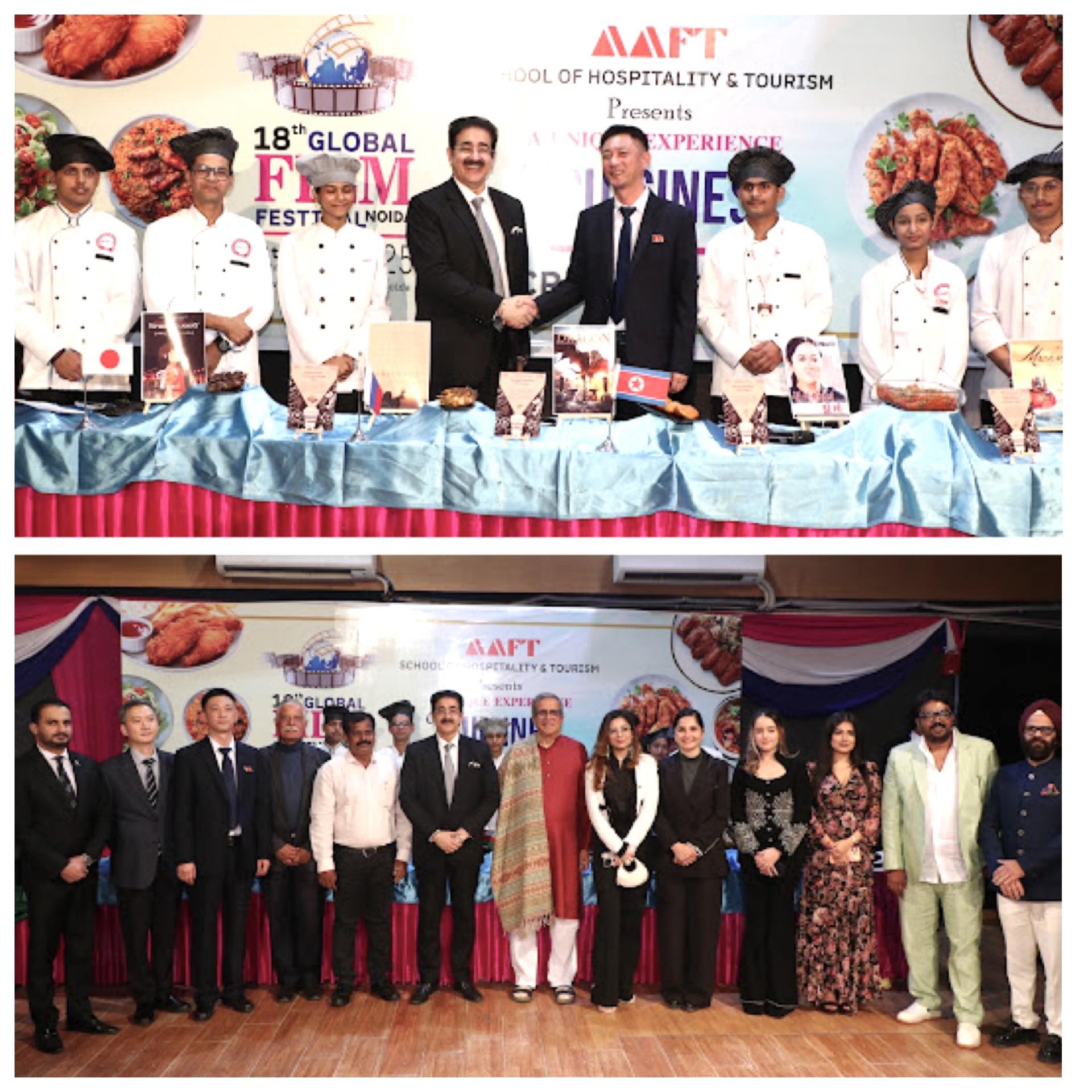 Cuisine of DPR Korea Showcased at 18th Global Film Festival Noida 2025