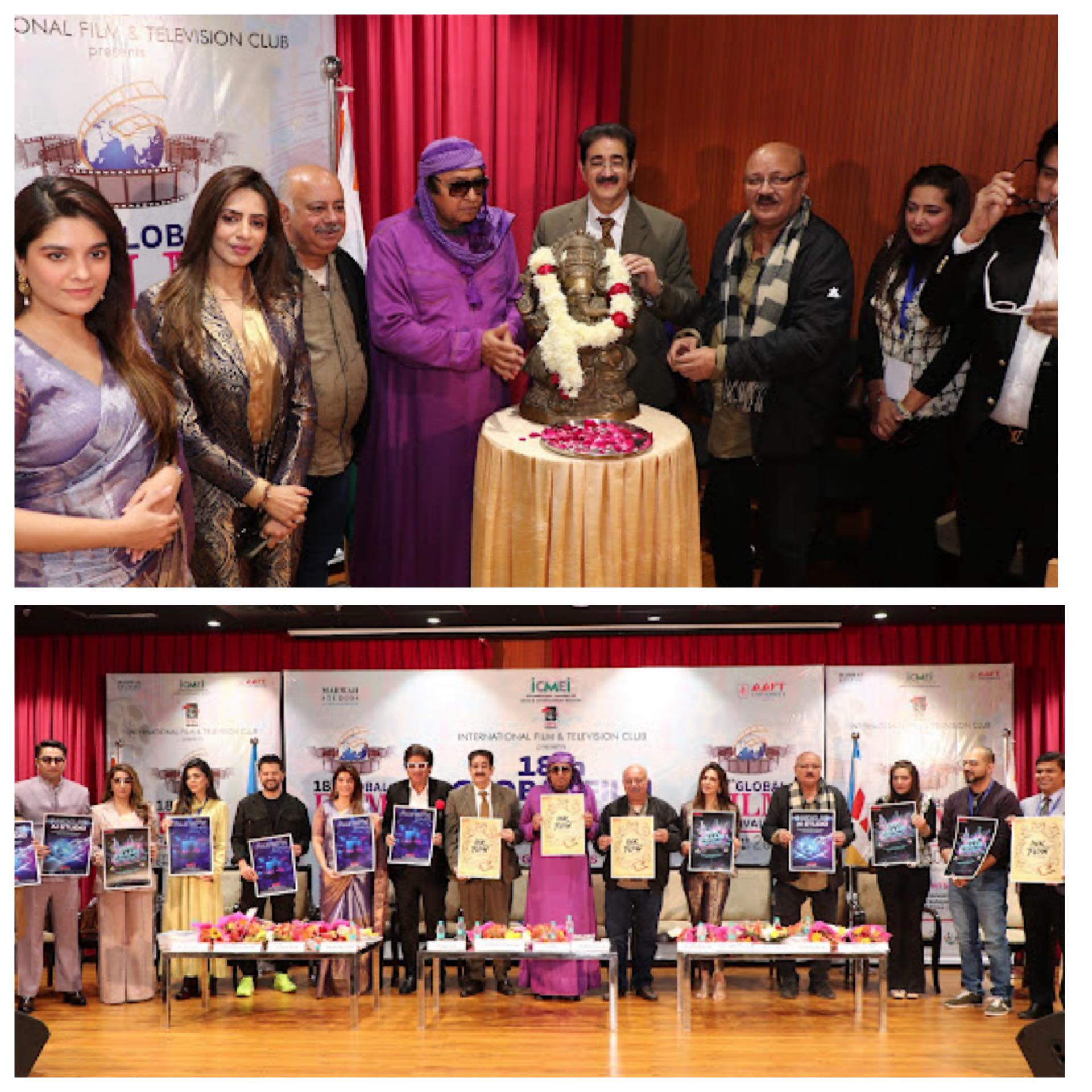 Book Release Ceremony of Dr. Kumar Prashant Manav’s Works “Building a Better Future” & “Book of Life” Held at 18th Global Film Festival Noida